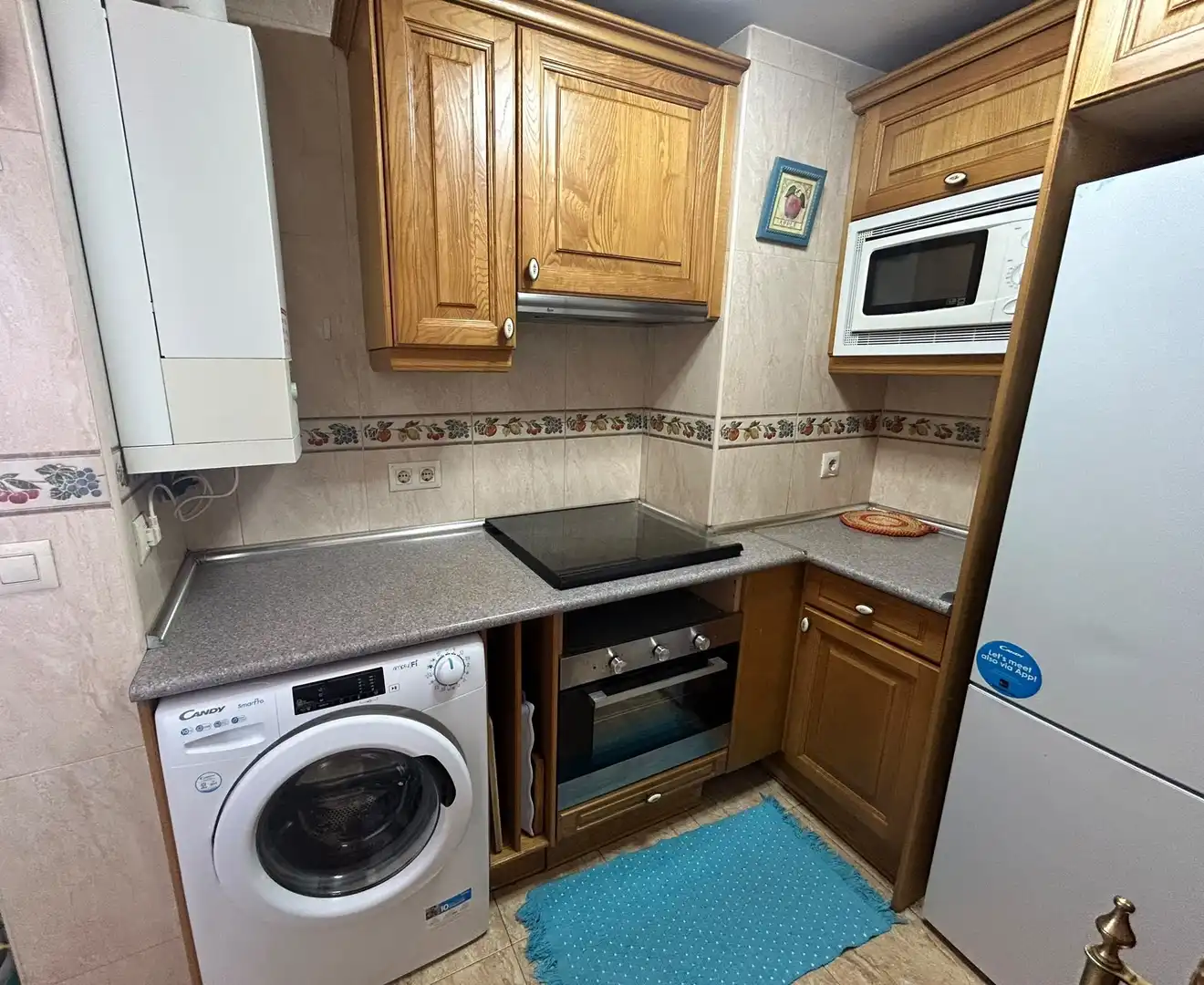 Cocina de Piso de alquiler en Madrid con Aire acondicionado, Calefacción y Amueblado