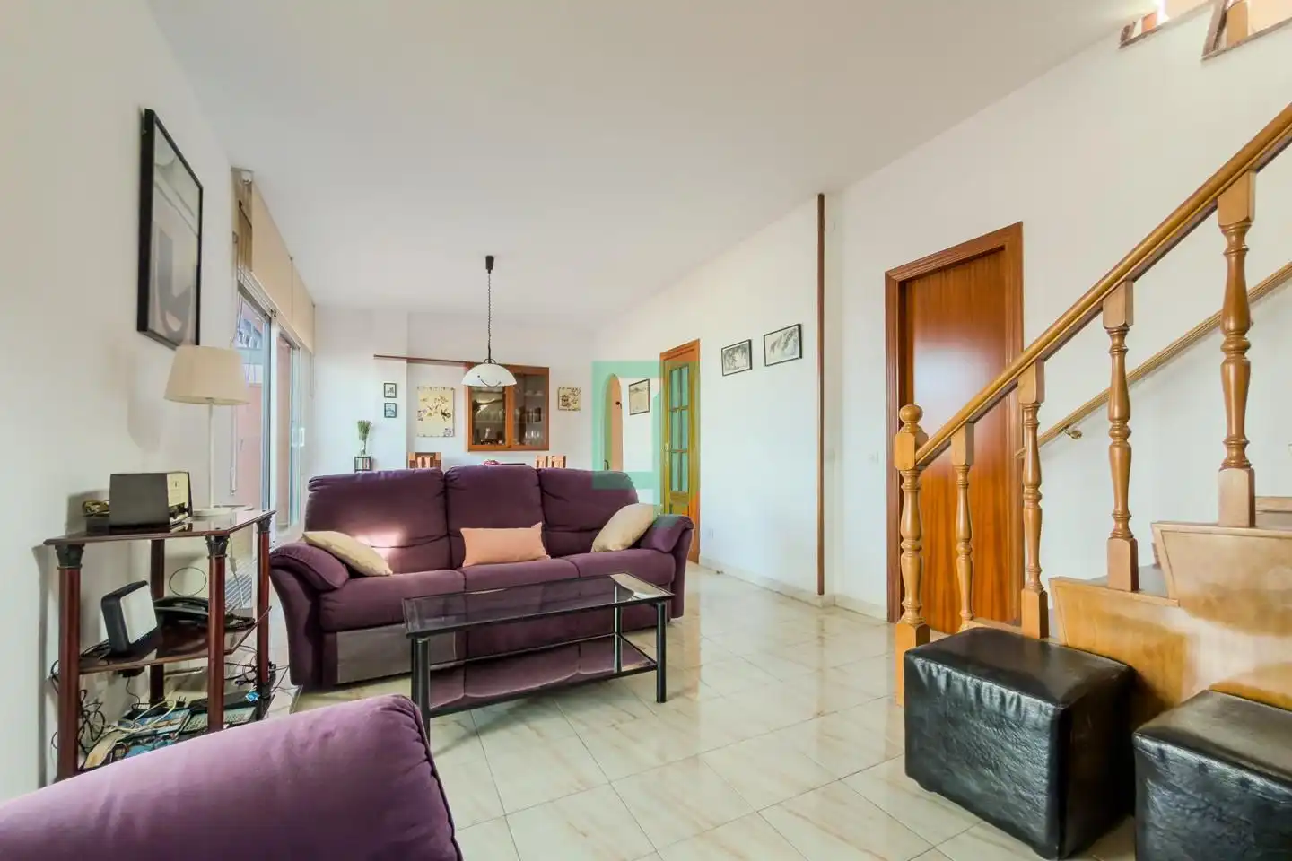 Wohnzimmer von Maisonette zum Verkauf in Badalona mit Heizung und Terrasse