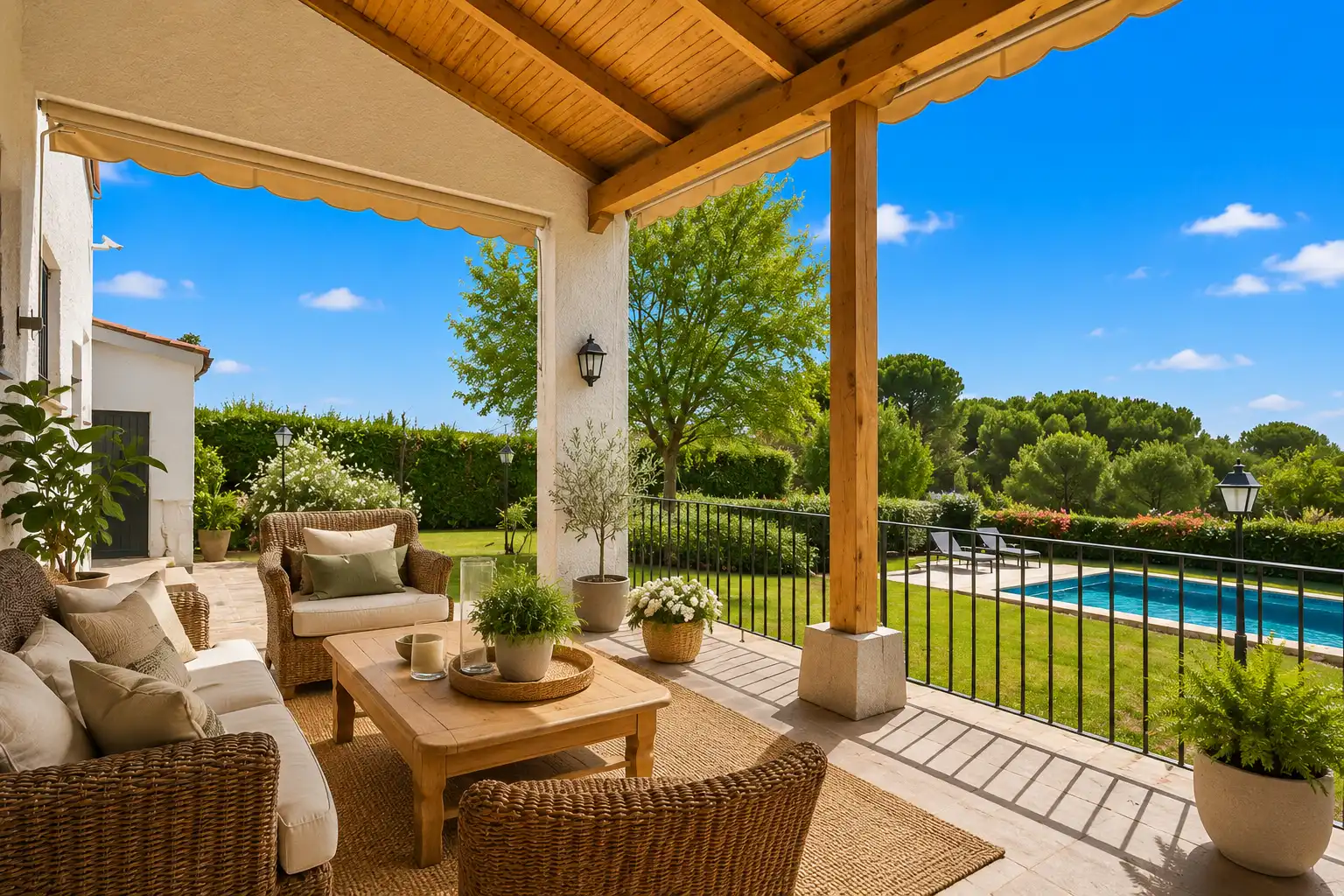 Terraza de Casa o chalet en venta en Torrelodones con Aire acondicionado, Calefacción y Jardín privado