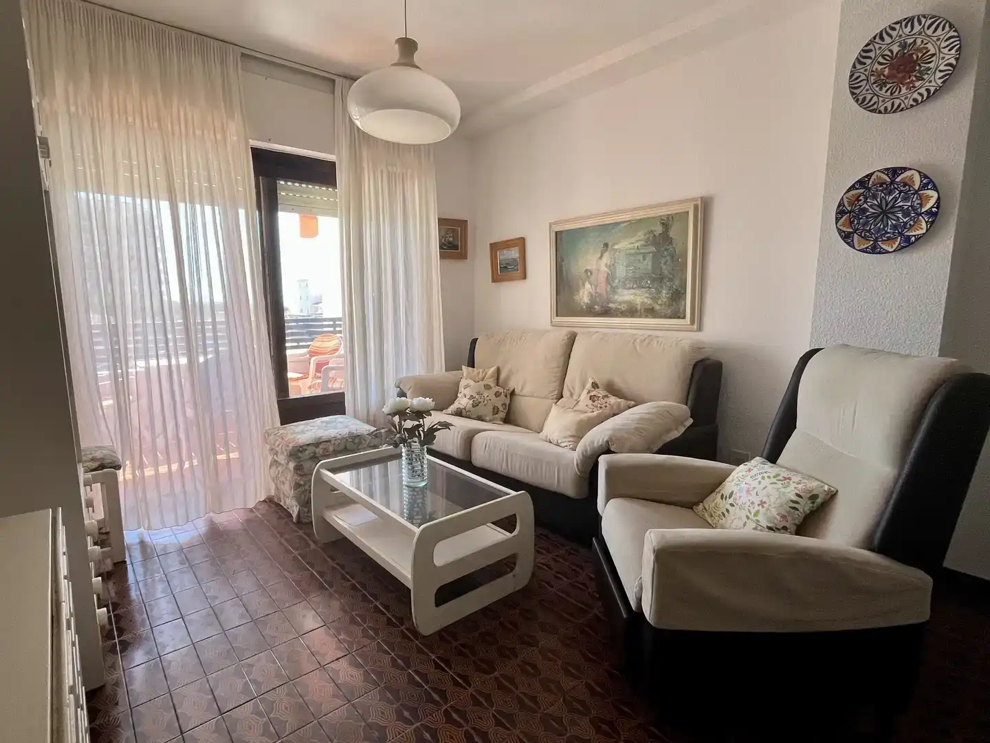 Sala de estar de Piso en venta en Punta Umbría con Jardín privado