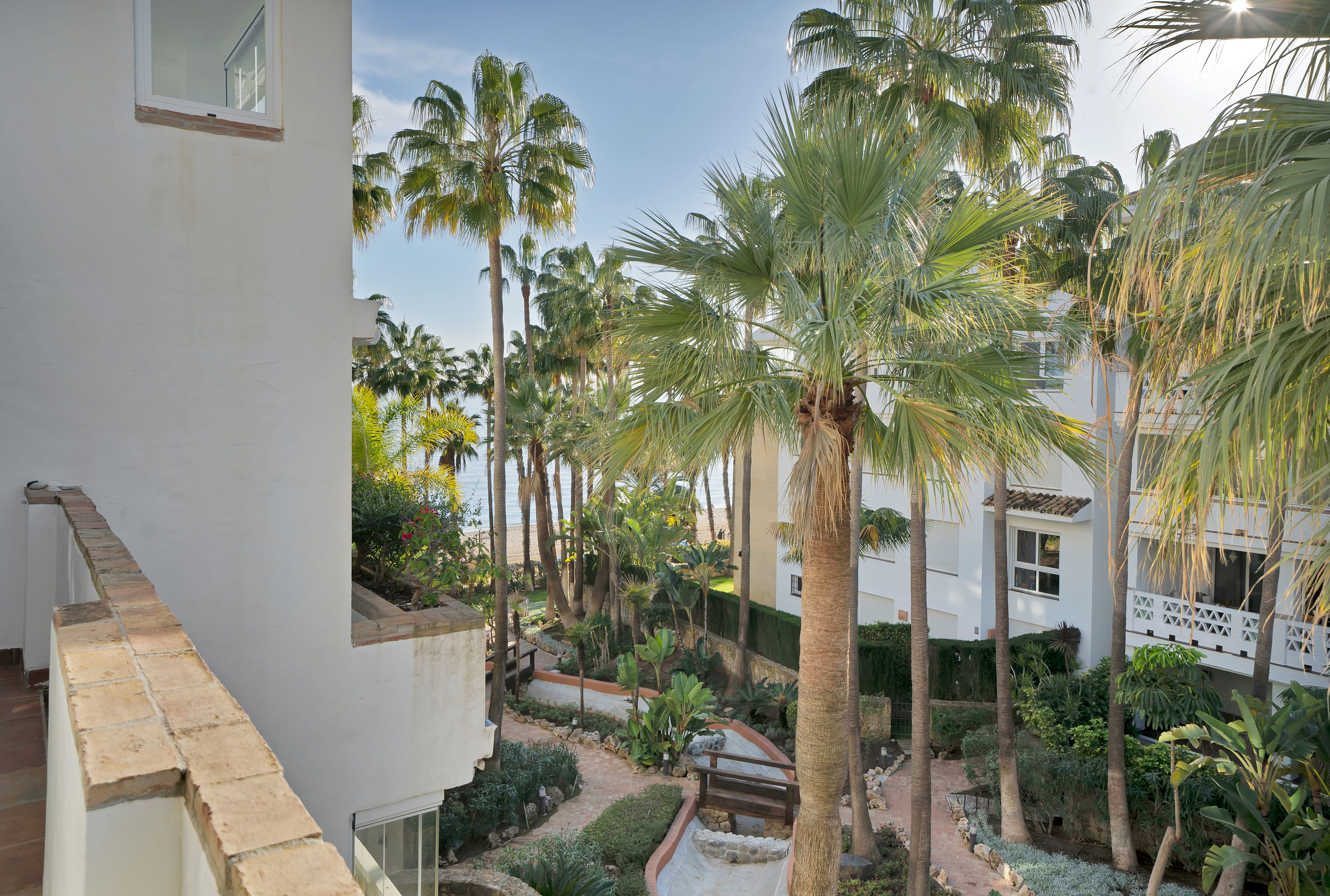 Jardín de Apartamento de alquiler en Marbella con Calefacción, Jardín privado y Terraza