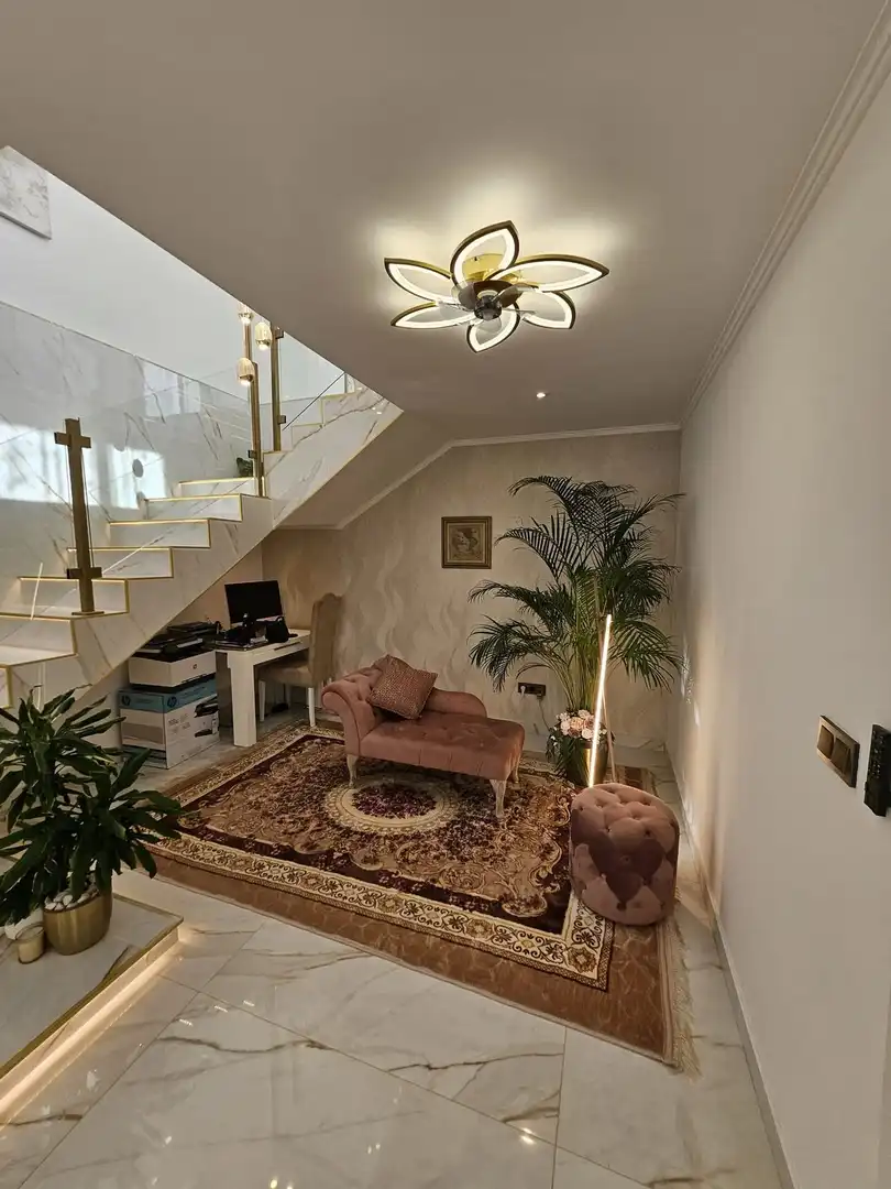 Sala de estar de Finca rústica de alquiler en Estepona con Piscina