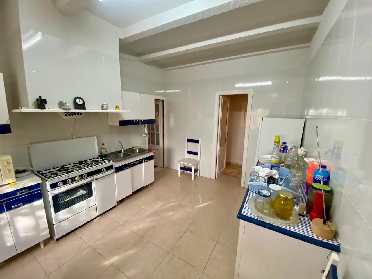 Cuina de Casa o xalet en venda en Villarrubia de los Ojos amb Aire condicionat, Calefacció i Jardí privat
