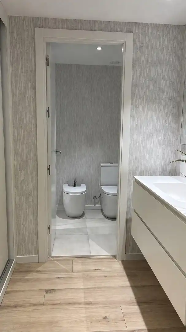 Bathroom of Flat for sale in  Palma de Mallorca  with Air Conditioner, Private garden and Terrace