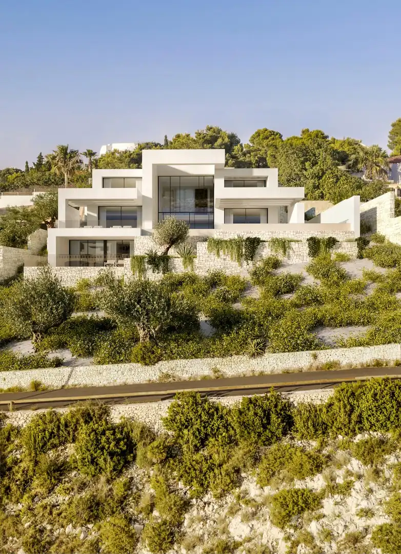Vista exterior de Casa o xalet en venda en Jávea / Xàbia amb Terrassa, Traster i Piscina
