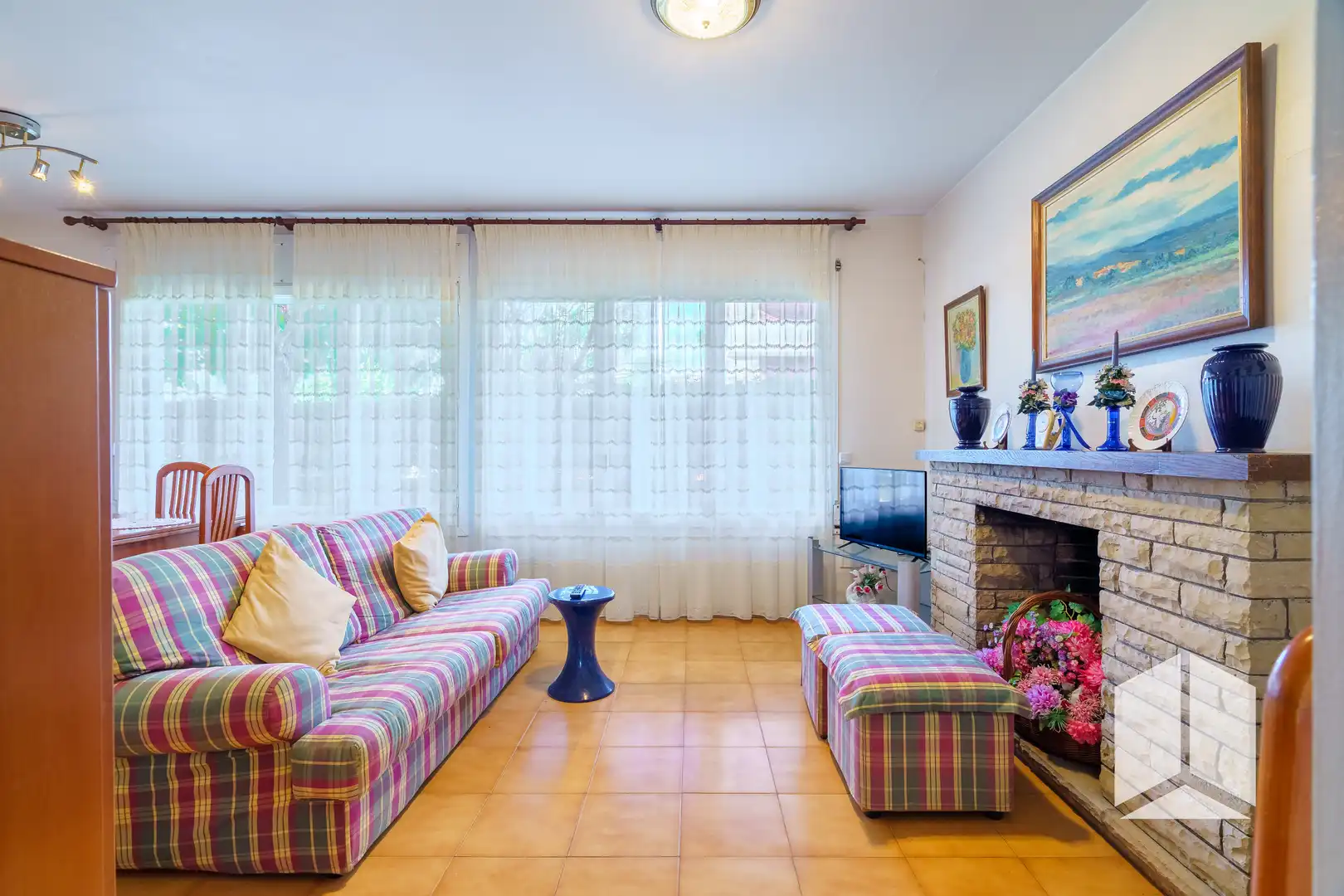 Sala d'estar de Casa o xalet en venda en Castelldefels amb Terrassa