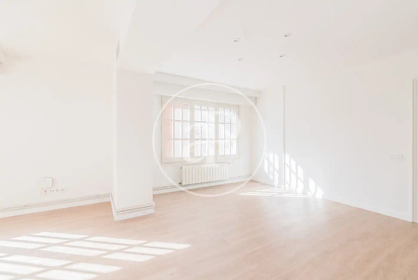 Sala de estar de Piso de alquiler en Barcelona con Aire acondicionado, Calefacción y Terraza