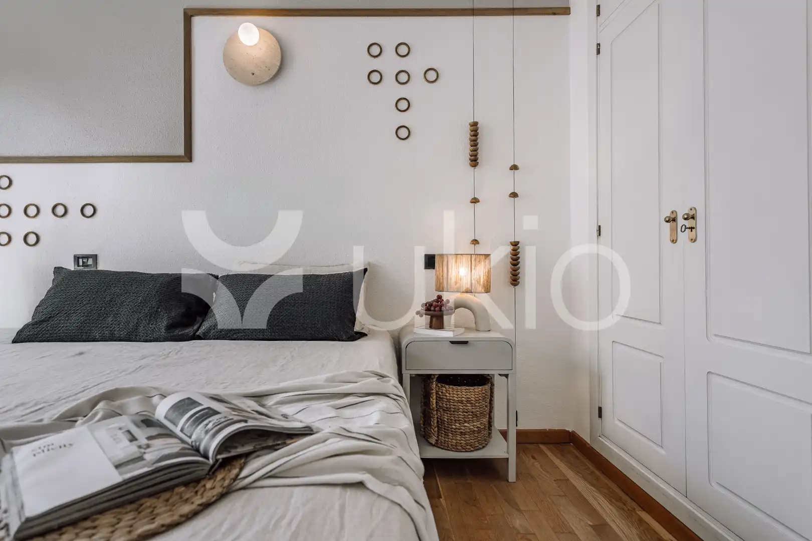 Habitación de Apartamento de alquiler en Madrid con Aire acondicionado, Calefacción y Amueblado