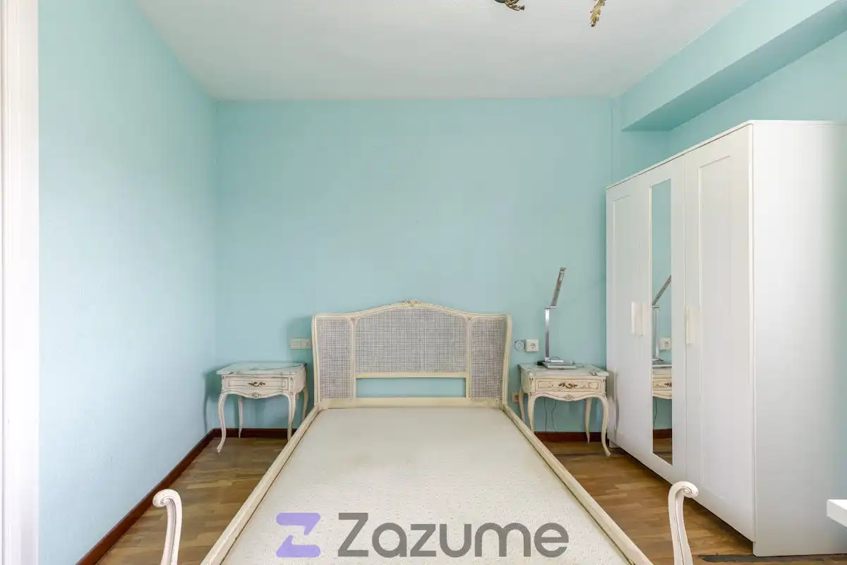 Schlafzimmer von Wohnung zur Miete in Madrid mit Klimaanlage, Heizung und Terrasse