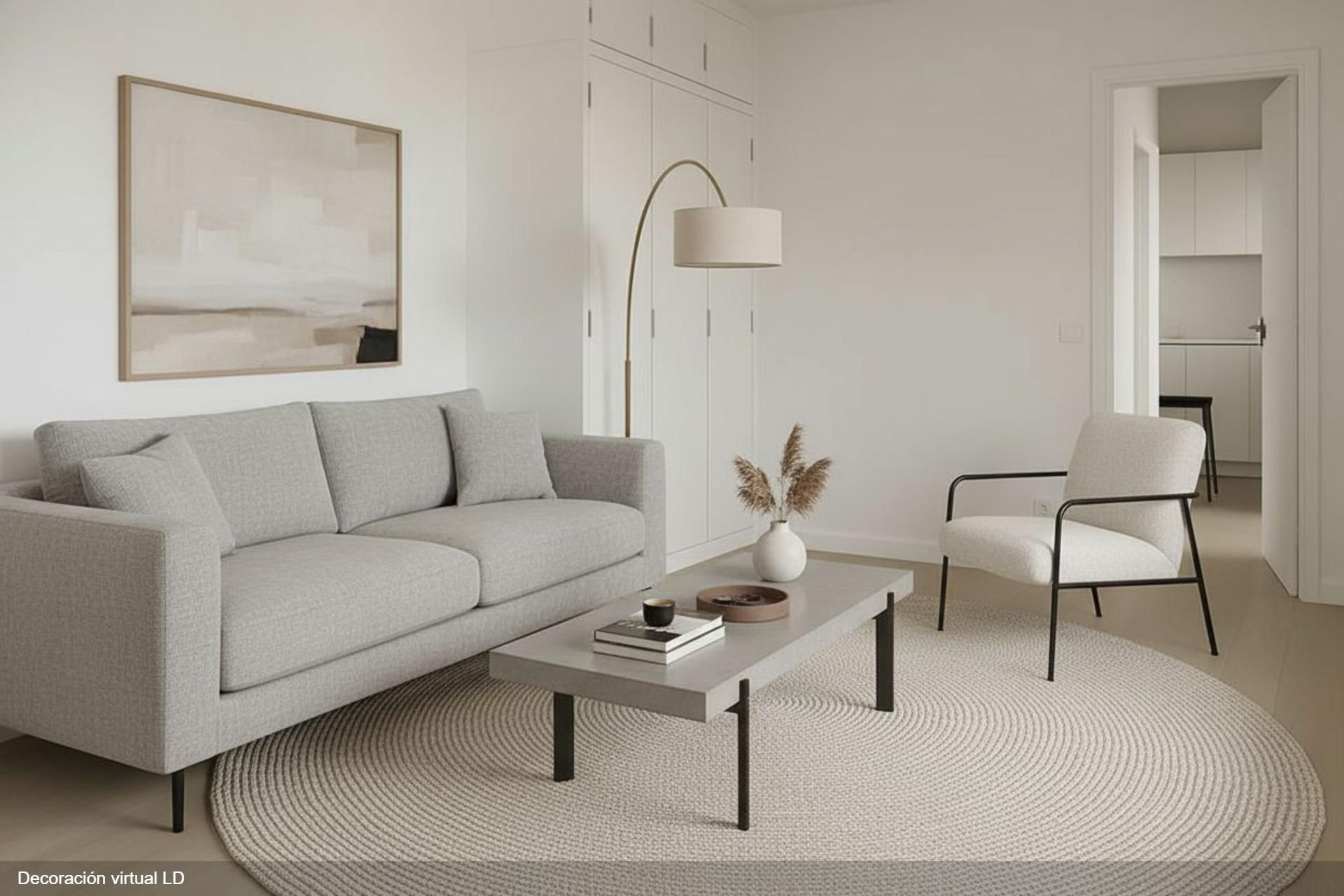 Living room of Flat for sale in  Sevilla Capital  with Terrace and Balcony