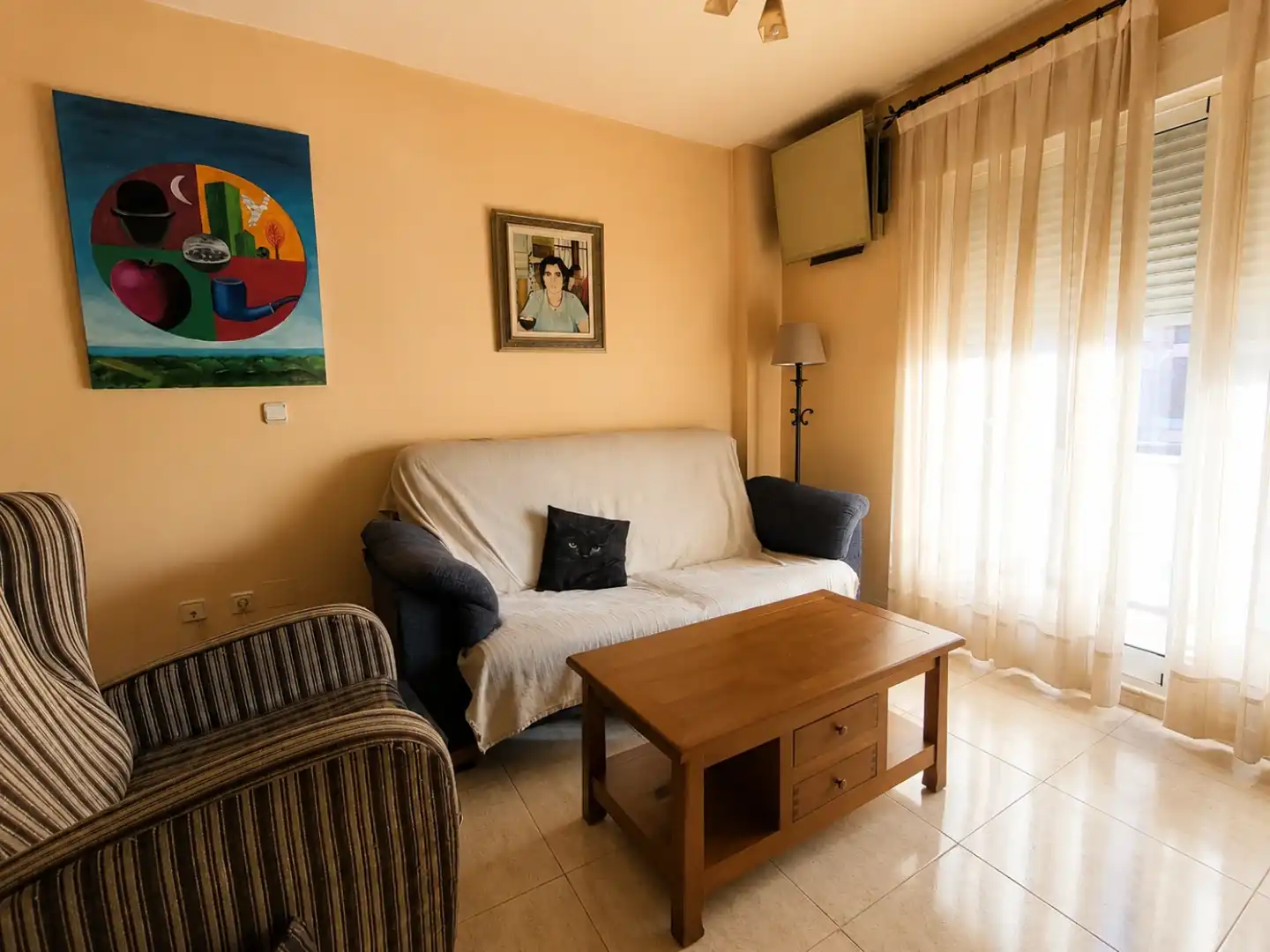 Sala de estar de Piso en venta en Murcia con Aire acondicionado, Calefacción y Trastero