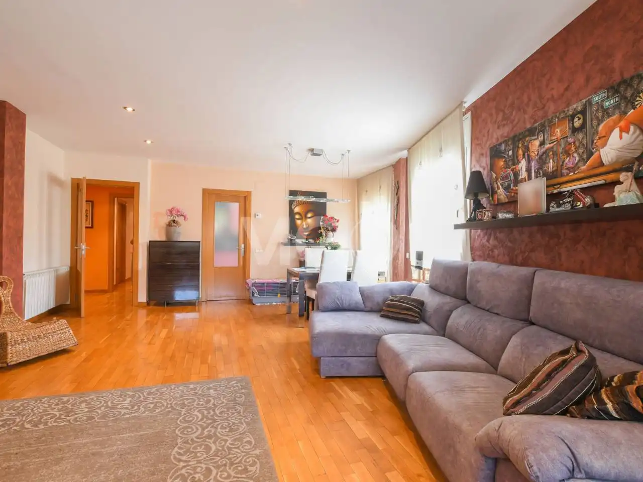Living room of Flat for sale in Vic  with Heating, Terrace and Storage room