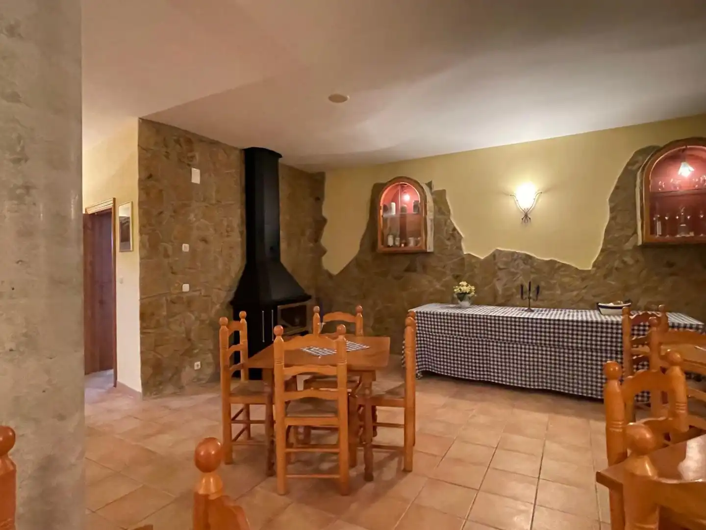 Dining room of Houses for sale in Vinaròs  with Air Conditioner, Terrace and Furnished
