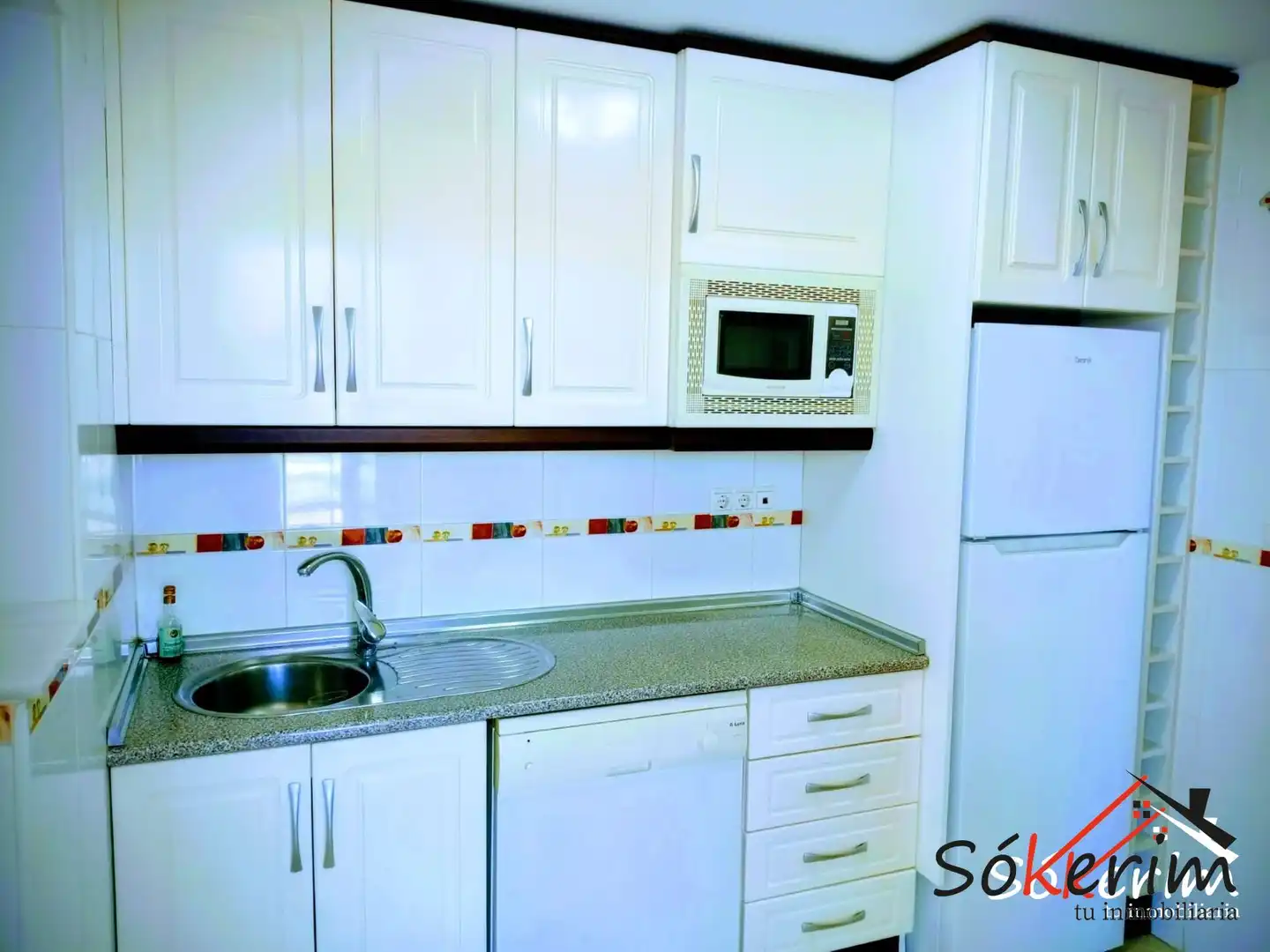 Cocina de Piso en venta en Villajoyosa / La Vila Joiosa con Aire acondicionado, Calefacción y Jardín privado