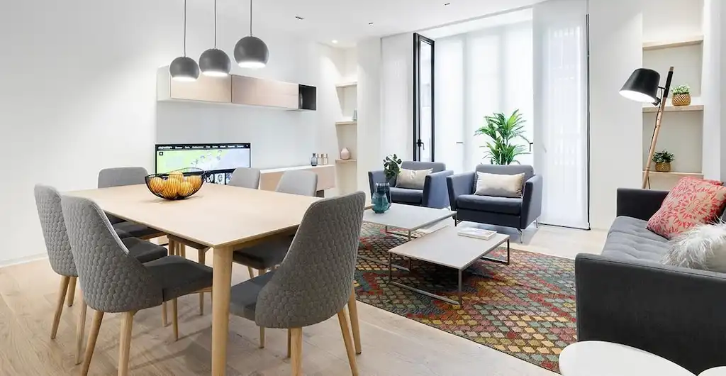 Living room of Flat for rent in Nou Eixample Sud