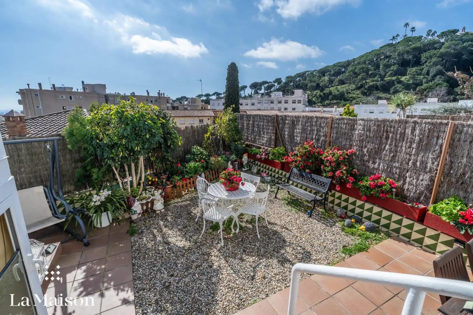 Terrassa de Casa adosada en venda en Sant Andreu de Llavaneres amb Aire condicionat, Calefacció i Jardí privat