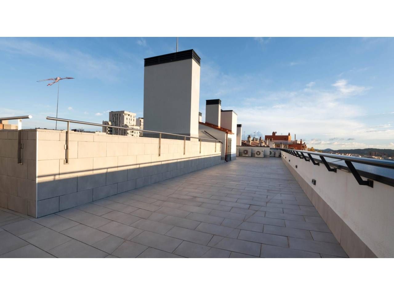 Terrace of Flat for sale in Terrassa  with Air Conditioner, Heating and Parquet flooring