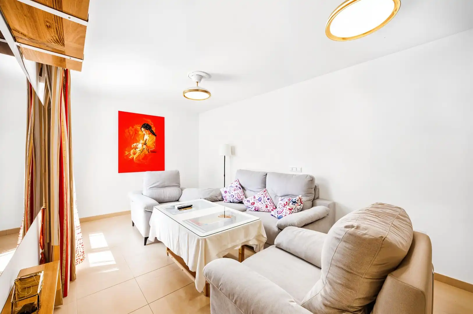 Living room of Flat for sale in Chiclana de la Frontera  with Air Conditioner