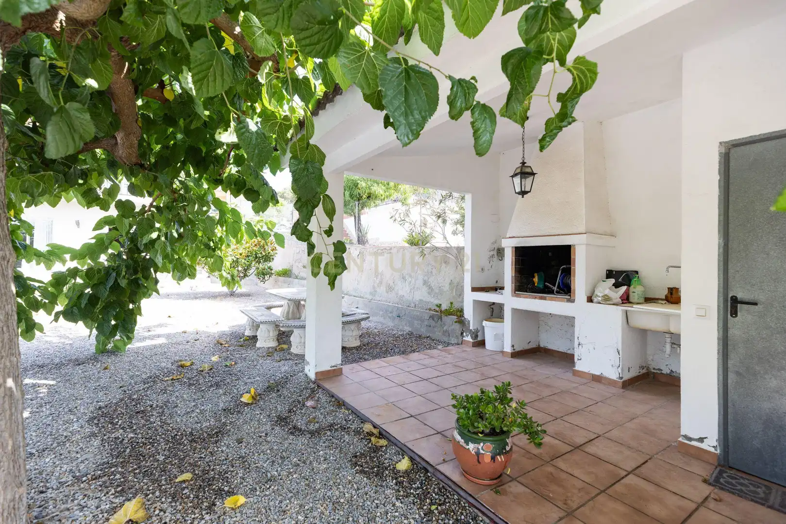 Terraza de Casa o chalet en venta en Fogars de la Selva con Jardín privado, Trastero y Piscina