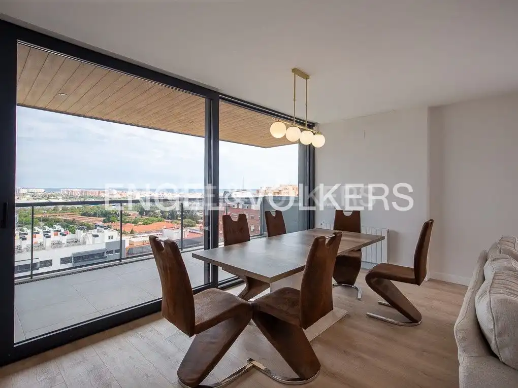 Esszimmer von Wohnung zur Miete in Valencia mit Klimaanlage, Heizung und Parkett