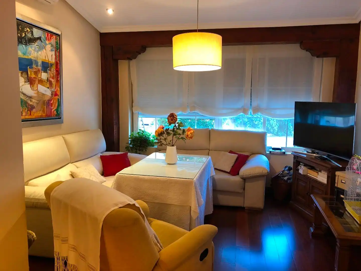 Living room of Houses for sale in Alcázar de San Juan  with Air Conditioner, Heating and Private garden