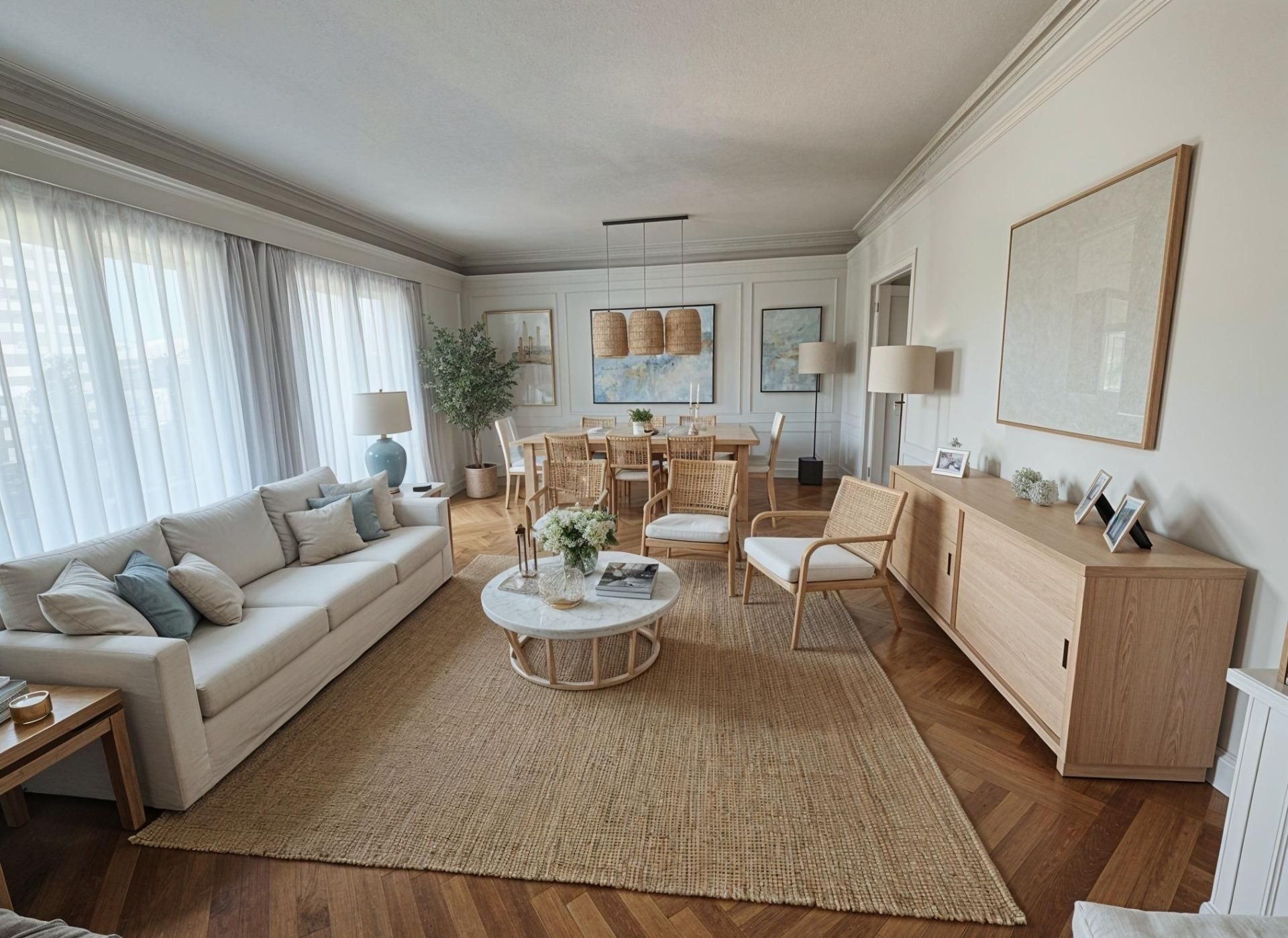 Sala de estar de Piso en venta en  Barcelona Capital con Parquet y Trastero