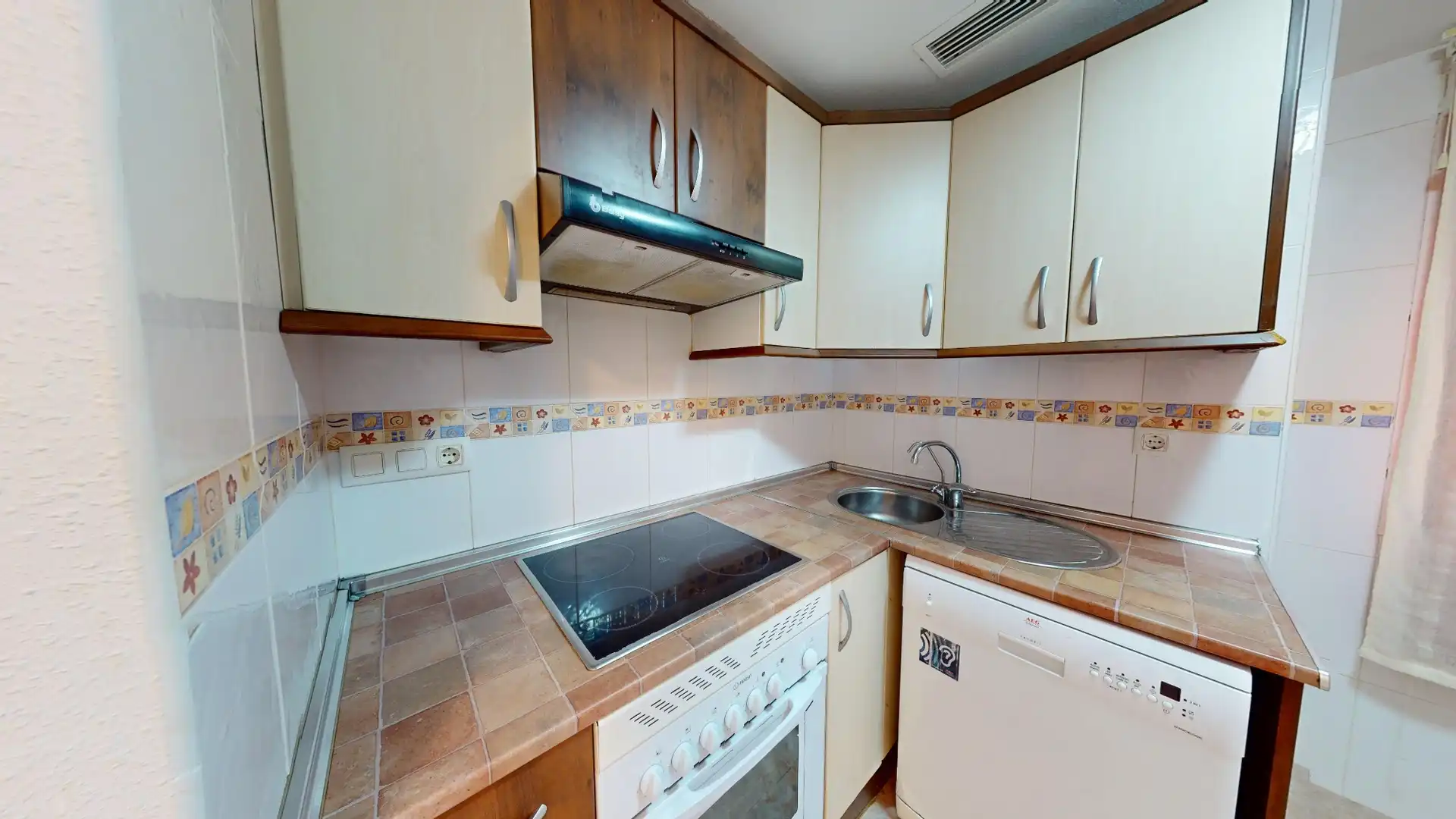 Cocina de Piso en venta en Los Alcázares con Aire acondicionado, Terraza y Amueblado