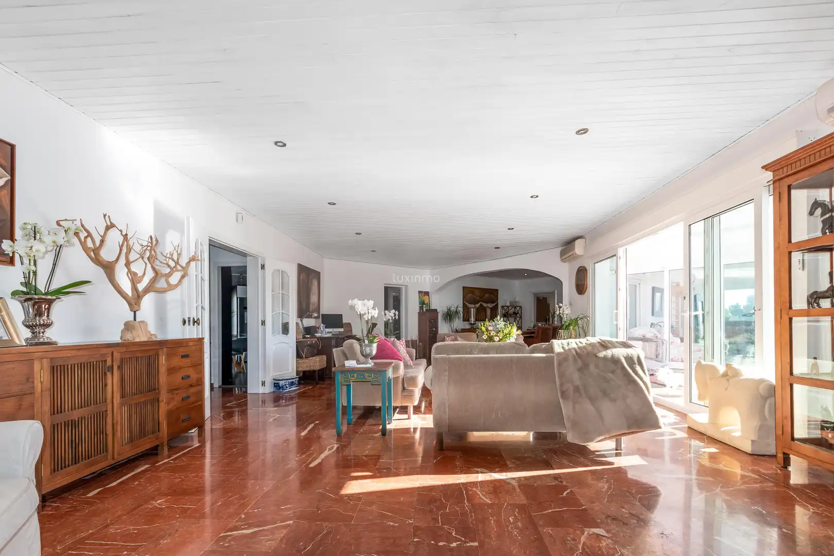 Sala de estar de Casa o chalet en venta en La Nucia con Aire acondicionado, Trastero y Piscina
