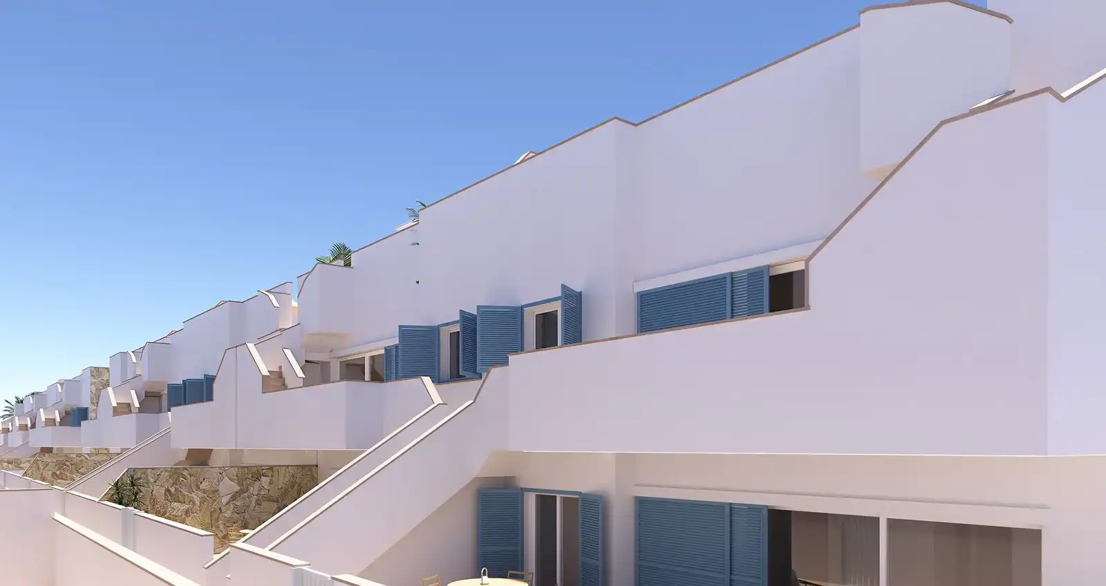 Vista exterior de Apartamento en venta en Pilar de la Horadada con Jardín privado, Terraza y Piscina comunitaria