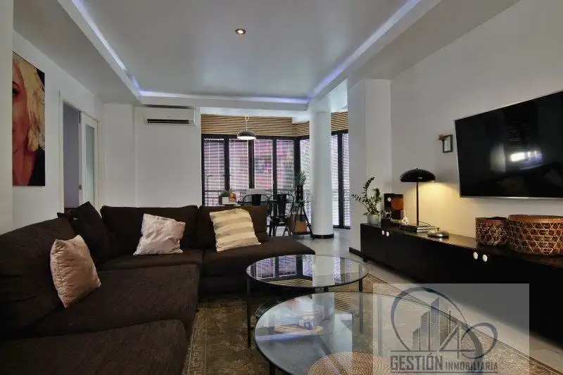 Sala de estar de Piso en venta en Santa Cruz de Tenerife con Aire acondicionado, Parquet y Balcón