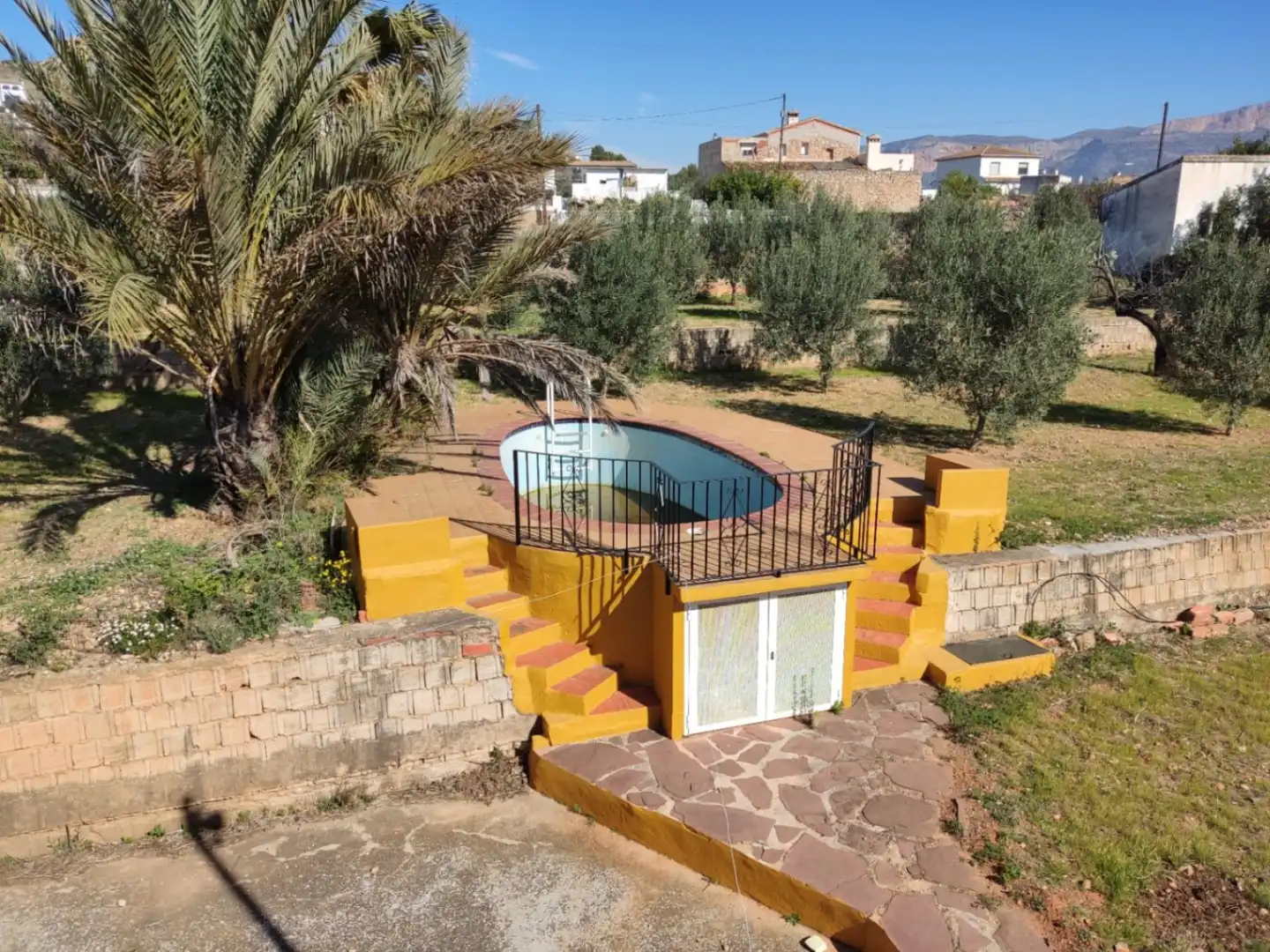 Piscina de Finca rústica en venda en Gata de Gorgos amb Aire condicionat, Calefacció i Jardí privat