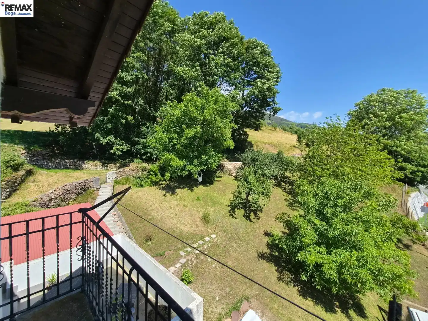 Terrassa de Casa o xalet en venda en Berastegi amb Calefacció, Jardí privat i Terrassa