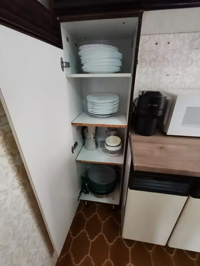 Küche von Wohnung zur Miete in Soria Capital  mit Parkett, Abstellraum und Möbliert
