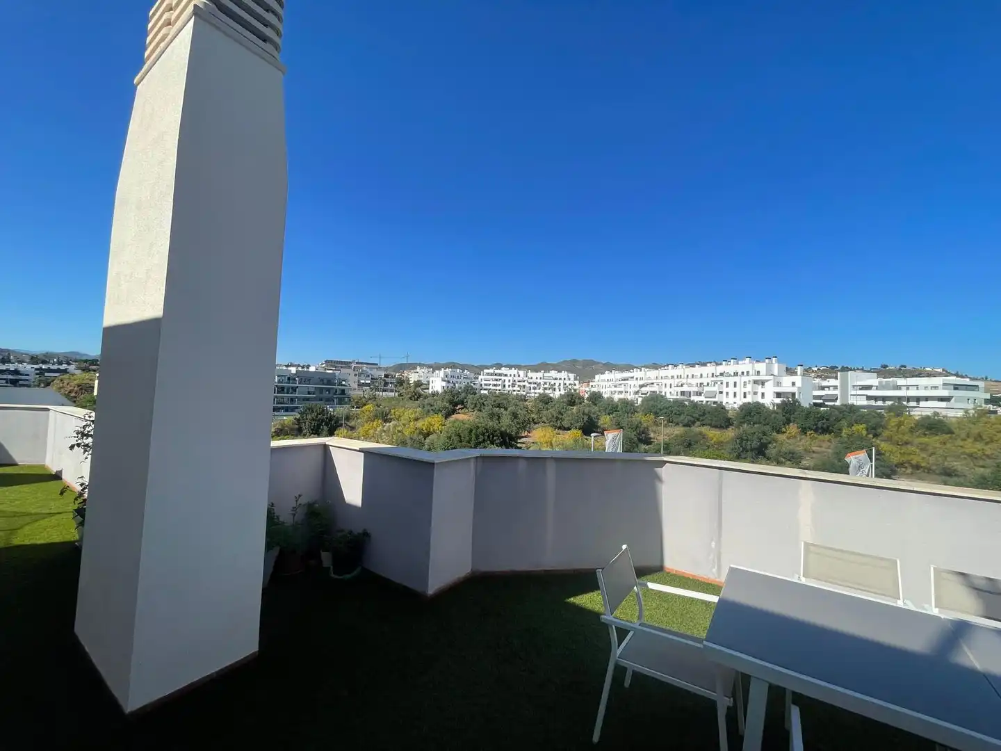 Terrassa de Àtic de lloguer en Málaga amb Aire condicionat, Jardí privat i Terrassa