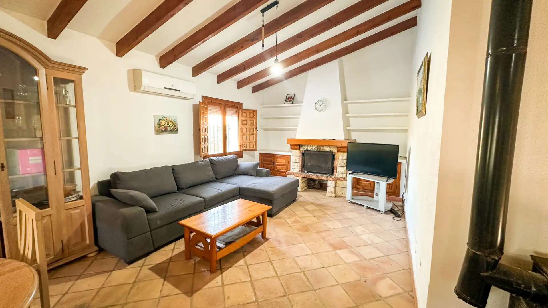 Living room of Houses for sale in Orihuela  with Air Conditioner, Swimming Pool and Furnished