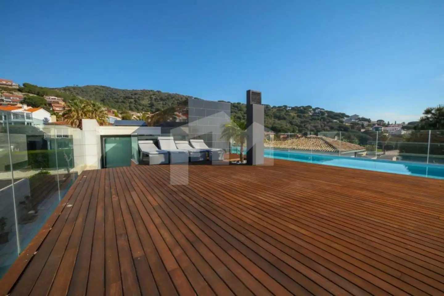 Terrassa de Casa o xalet en venda en Teià amb Aire condicionat, Calefacció i Jardí privat