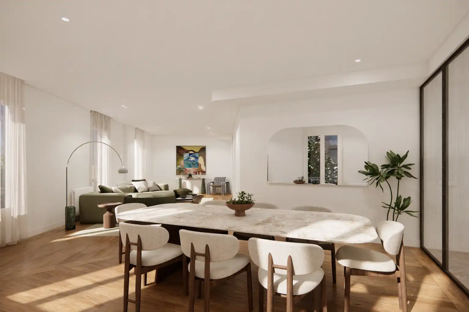 Comedor de Piso en venta en Madrid con Calefacción, Trastero y Balcón