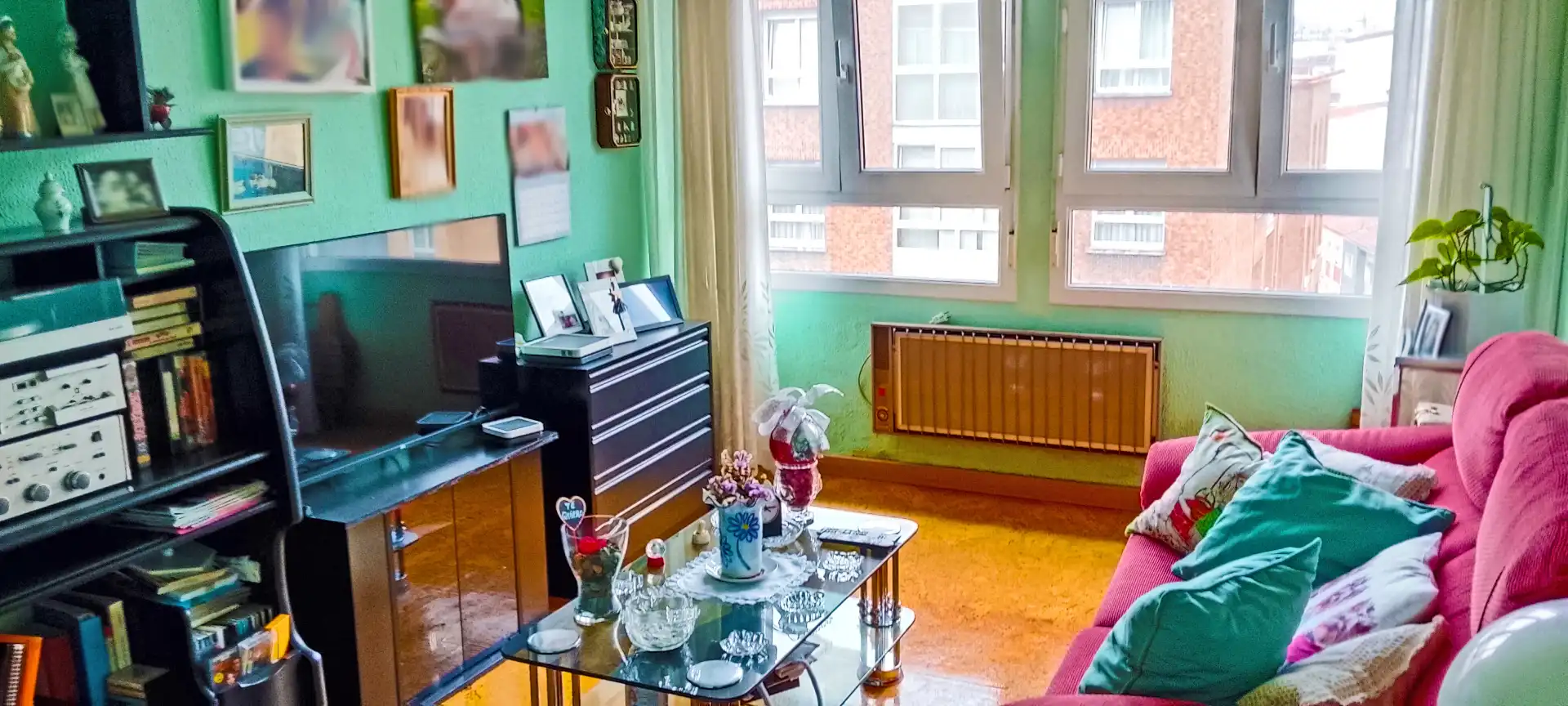 Wohnzimmer von Wohnung zum Verkauf in Gijón  mit Heizung und Alarm