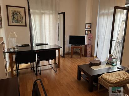 Living room of Flat for sale in  Barcelona Capital  with Air Conditioner, Heating and Parquet flooring