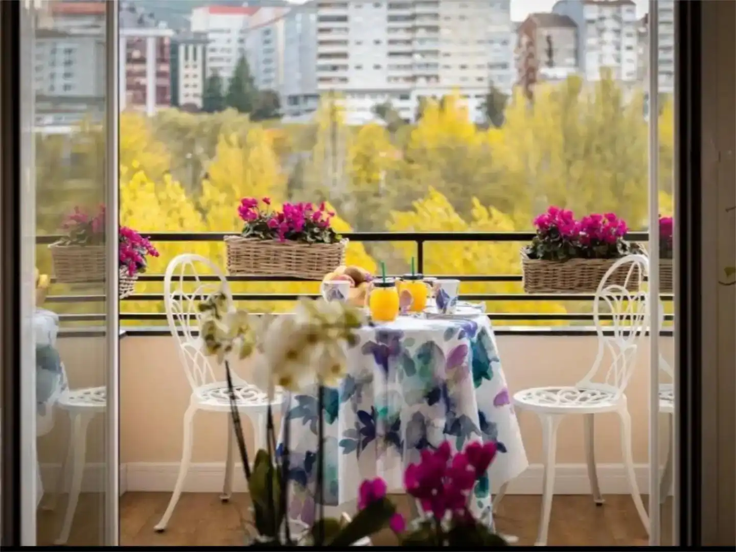 Terrace of Flat for sale in Ourense Capital   with Air Conditioner and Balcony