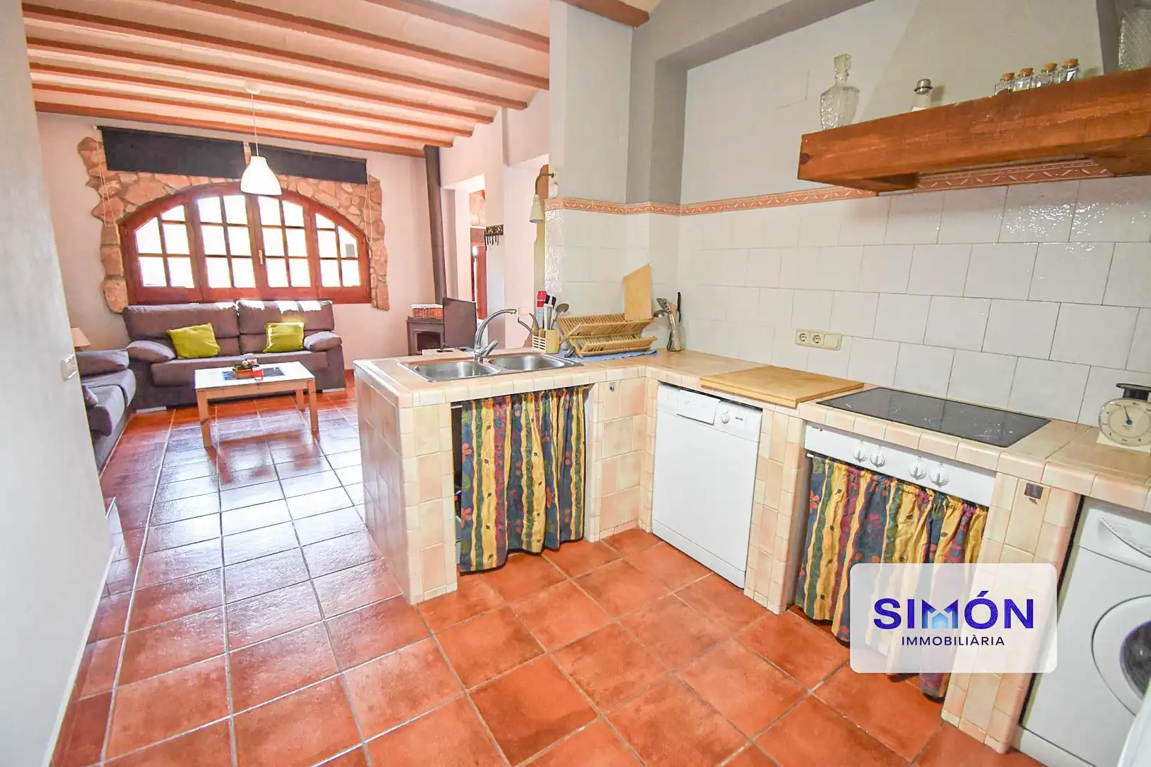 Cuina de Finca rústica en venda en Sant Pere Sallavinera amb Aire condicionat, Calefacció i Terrassa