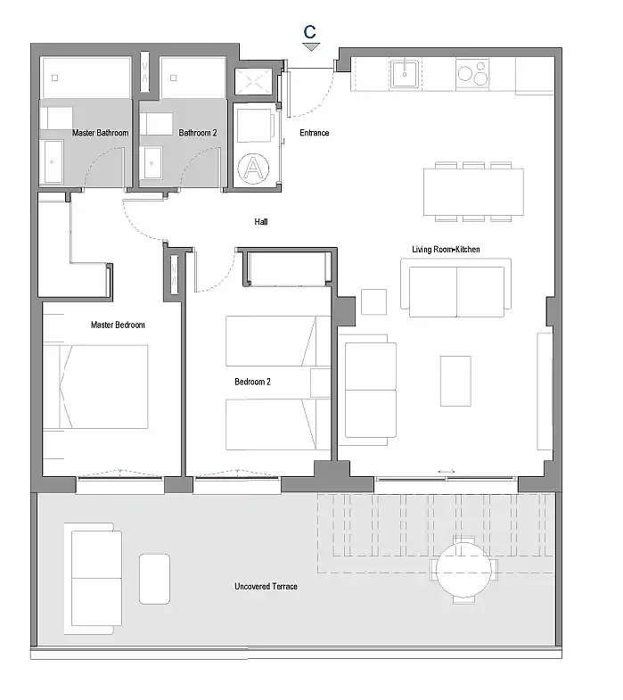 Apartment with lift for sale in Hipódromo - Cerrado del Águila, imagen 14