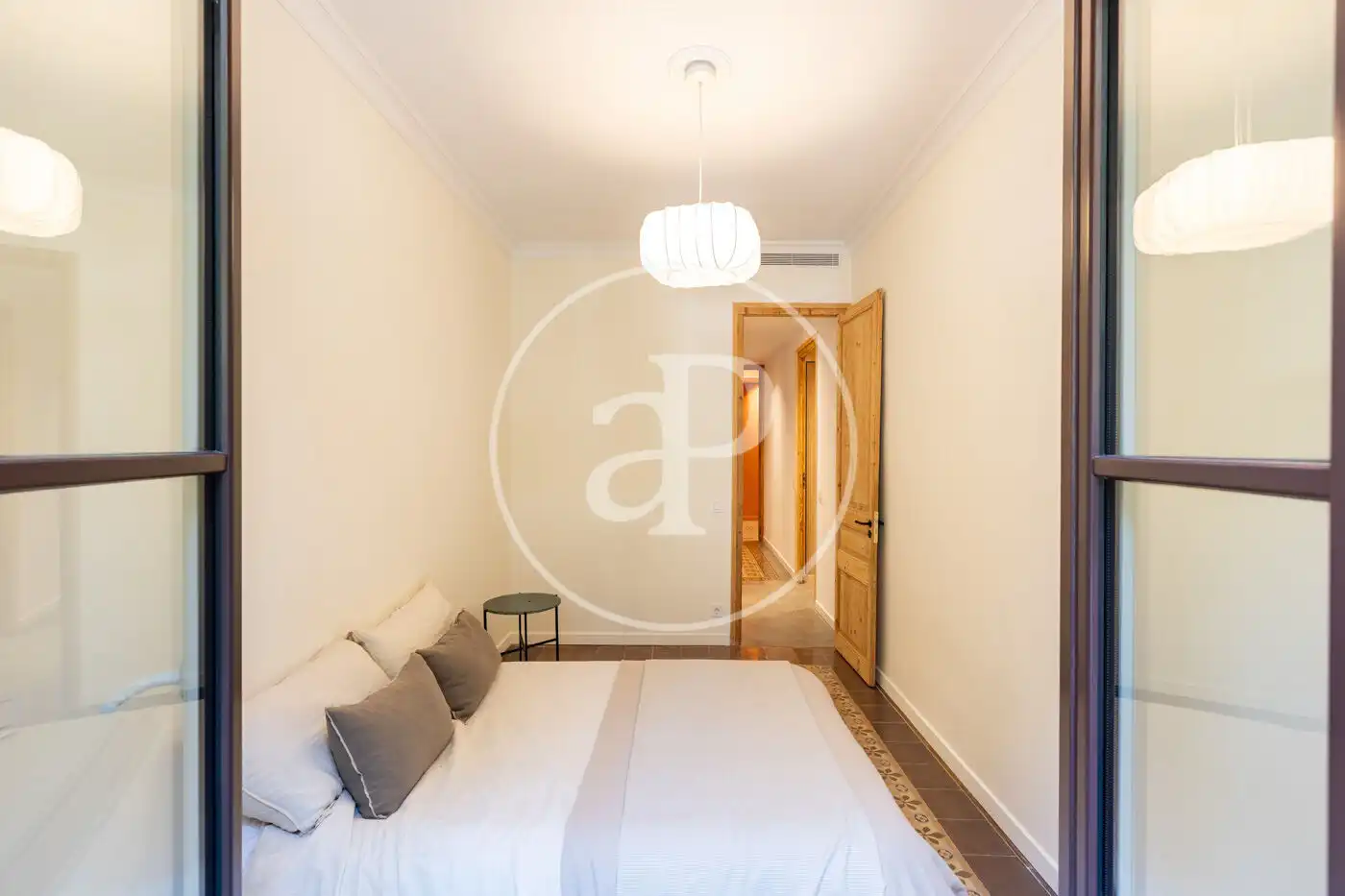 Schlafzimmer von Wohnung zum Verkauf in Barcelona mit Klimaanlage, Heizung und Terrasse