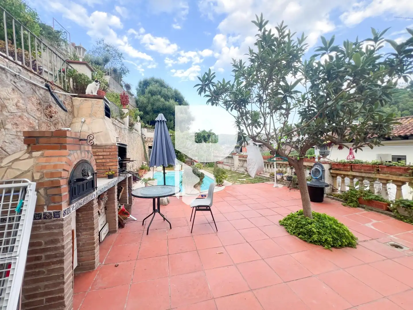 Jardín de Casa o chalet en venta en Vallirana con Calefacción, Jardín privado y Terraza