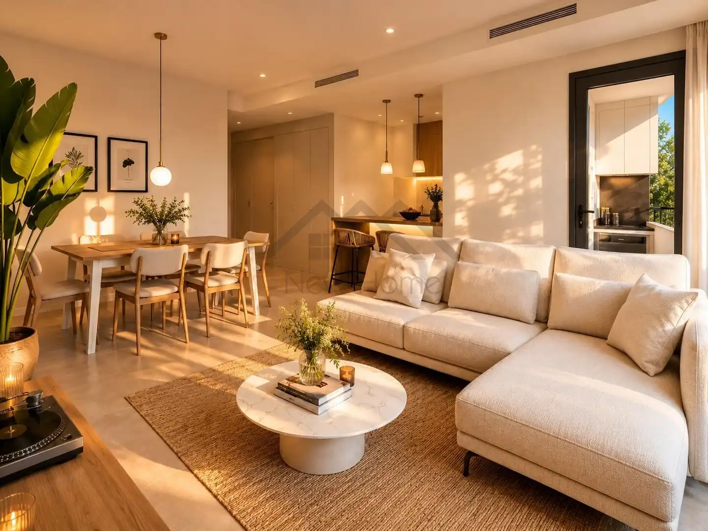 Living room of Flat for sale in La Pobla de Vallbona  with Air Conditioner and Balcony