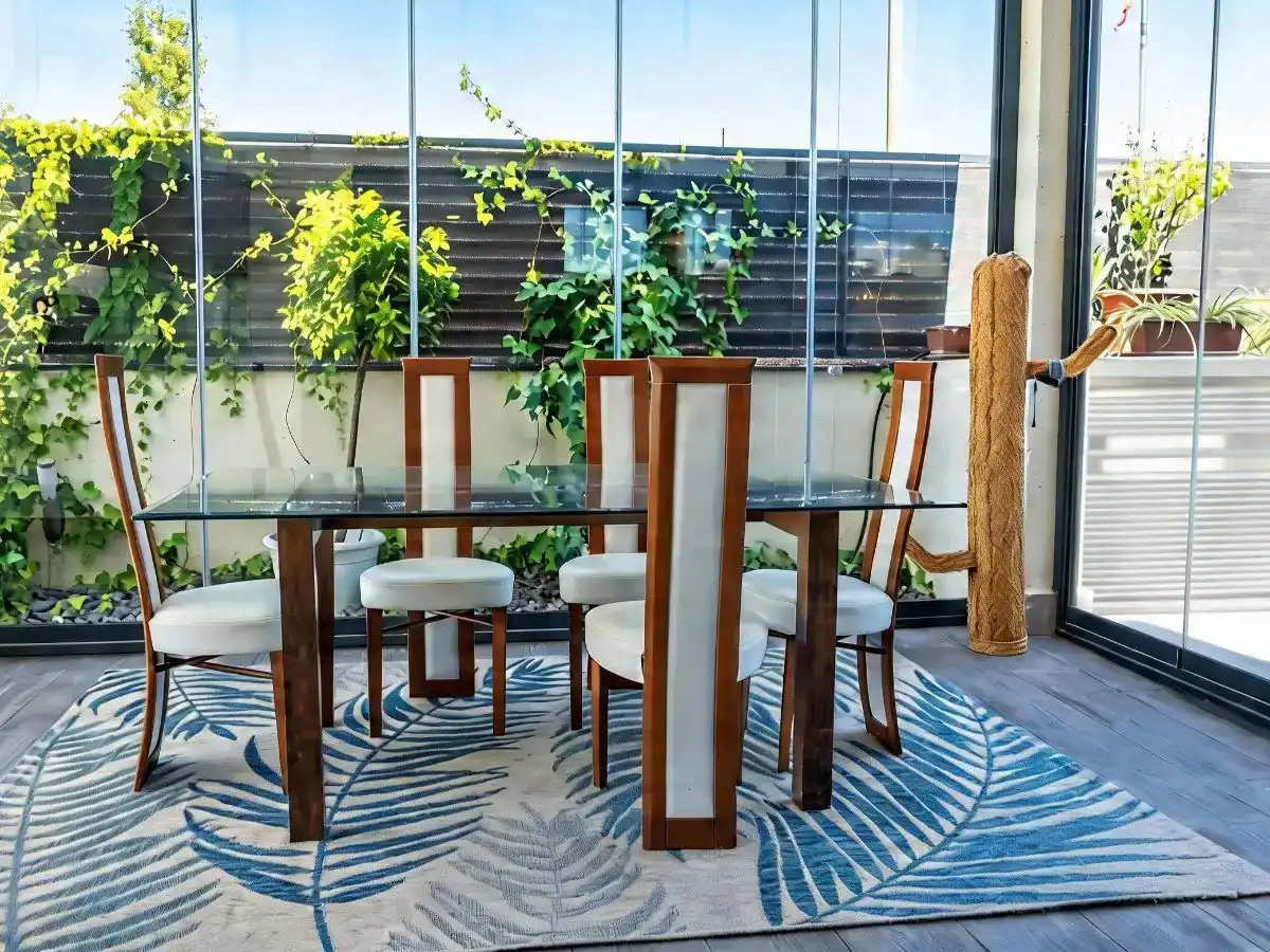 Dining room of Flat for sale in Boadilla del Monte  with Air Conditioner, Private garden and Parquet flooring