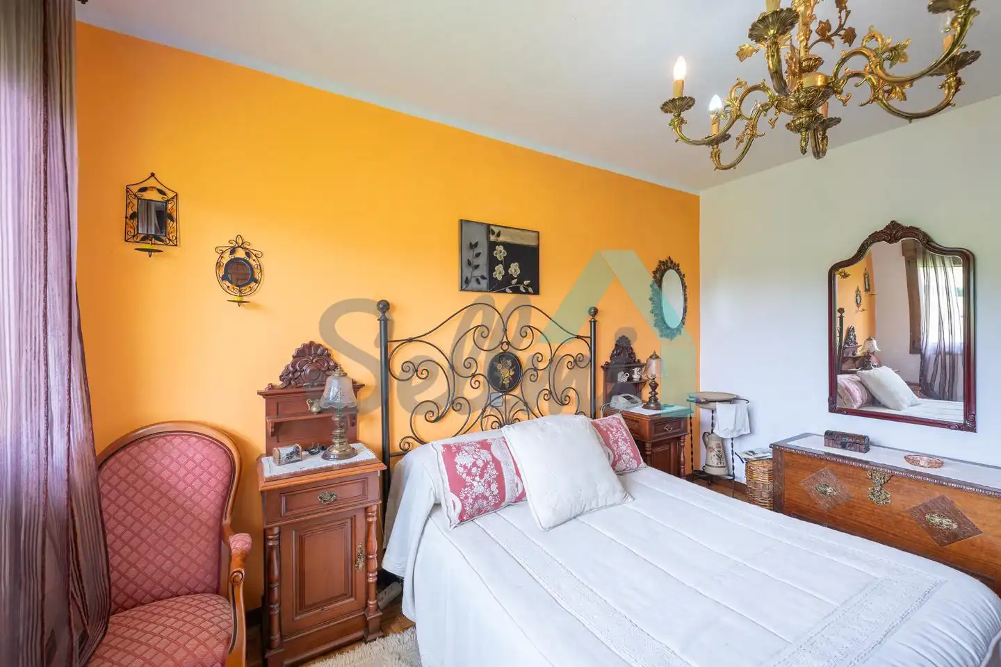 Bedroom of Houses for sale in Gijón   with Heating, Private garden and Terrace