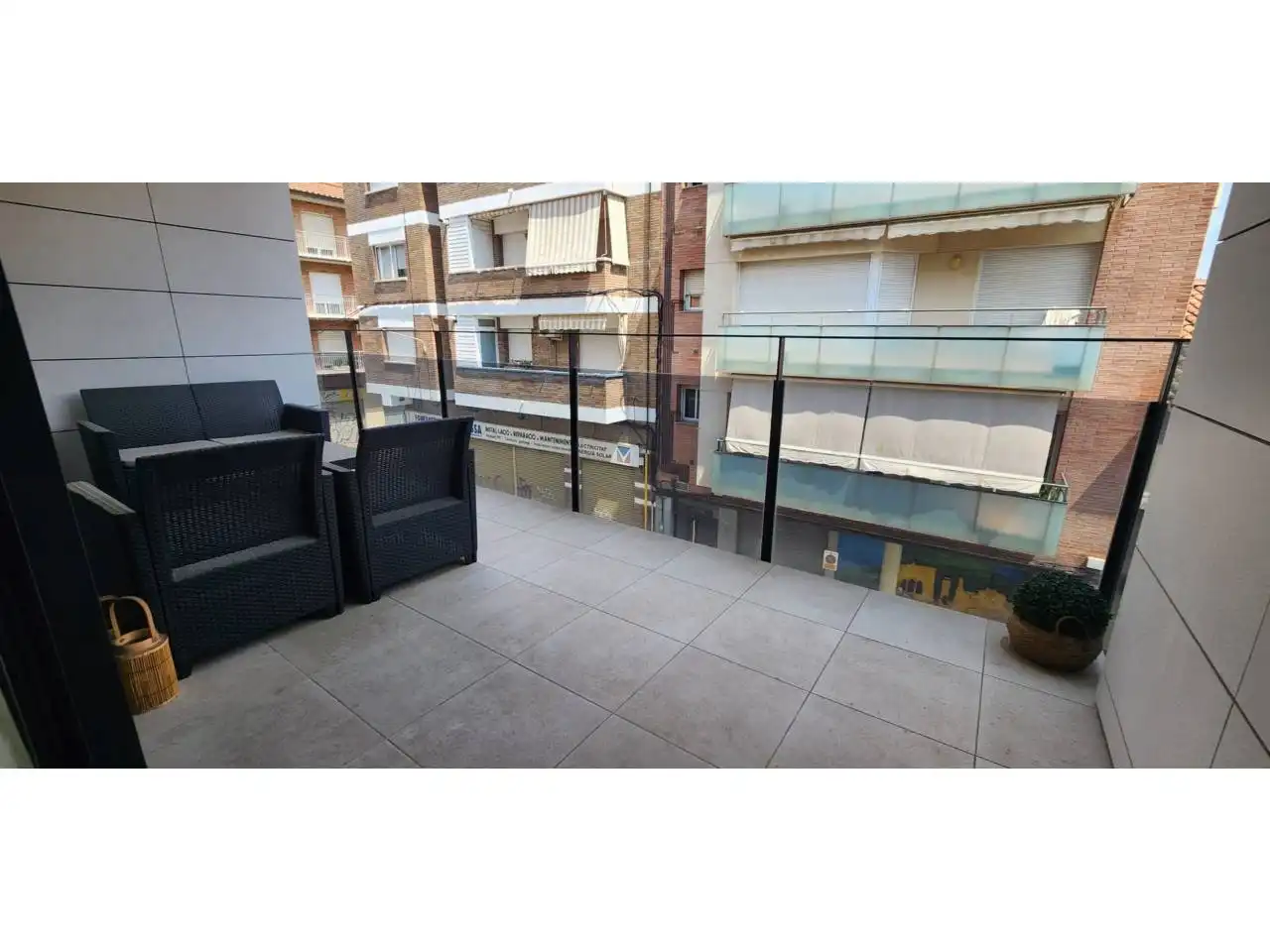 Terrasse von Wohnung zur Miete in Terrassa mit Klimaanlage, Heizung und Terrasse