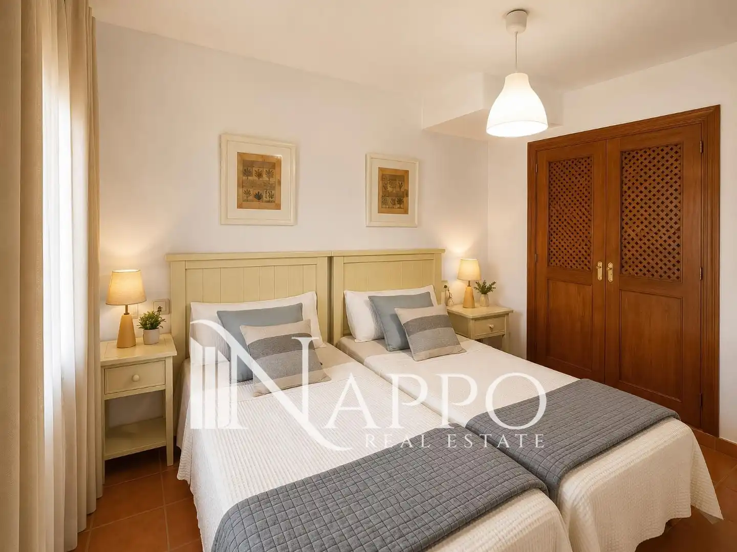 Habitación de Casa adosada de alquiler en Santanyí con Aire acondicionado, Calefacción y Jardín privado