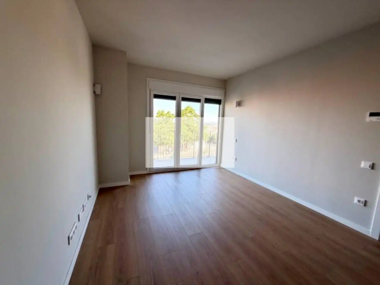 Bedroom of Flat for rent in Terrassa  with Air Conditioner, Heating and Parquet flooring
